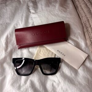 Gucci Black Gradient Sunglasses